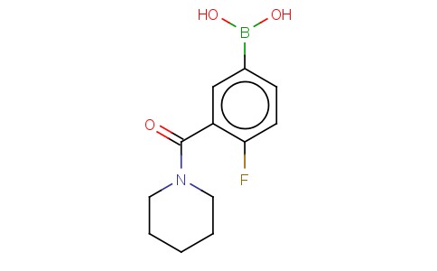4-FLUORO-3-(PIPERIDINE-1-CARBONYL)PHENYLBORONIC ACID